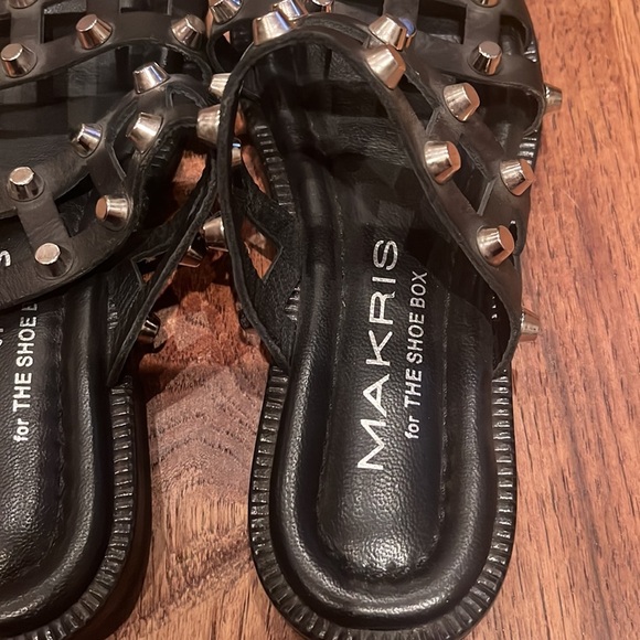 Makris Woman’s Black Sandals Size 36 - Picture 5 of 7